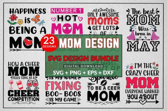 All MOM Design Graphics for Crafts and Branding