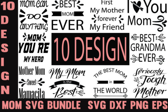 Mom Designs Bundle: Graphics and Crafts for Content Publishing