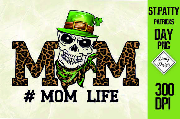 Mom Life Skull Cheetah Patricks Day Graphics and Crafts Review