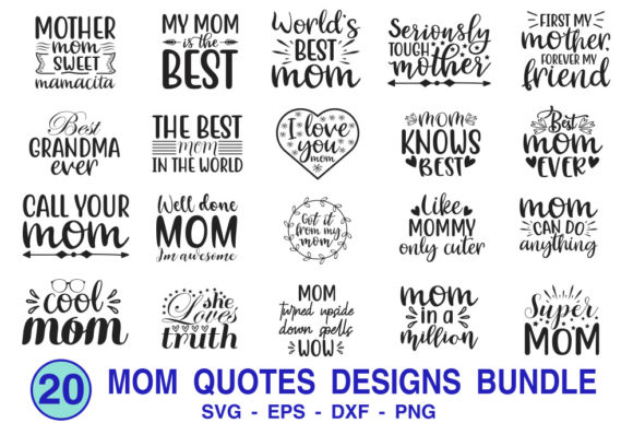 Mom Quotes Designs Bundle Review
