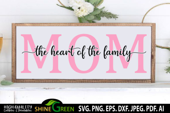 Mom the Heart of the Family Embroidery Review