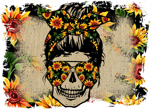 Reviewing Sunflow Skull Mom Sublimation Downloads