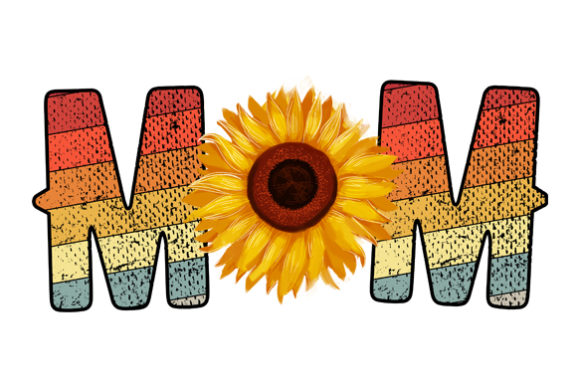 Sunflower Mom Retro Sublimation Designs Graphics and Crafts Review